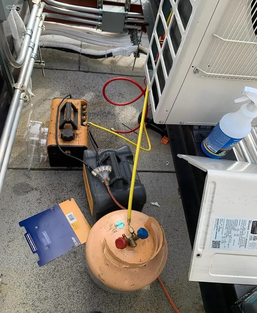 Bedroom AC unit evaluation and repair